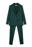 Work Pant Suits OL 2 Piece Set for Women Business interview suit set uniform